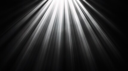 Obraz premium Ethereal Light Rays Illuminating Dark Space