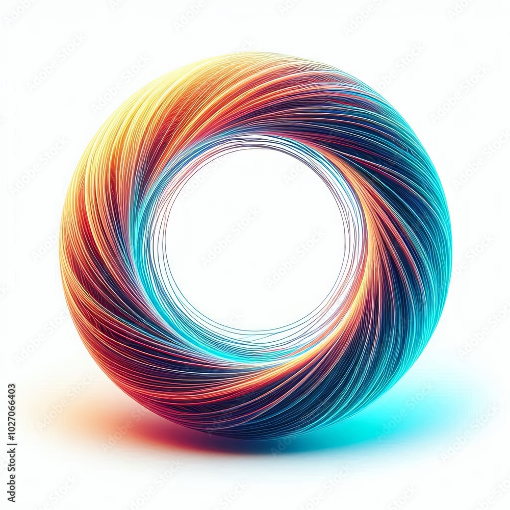 Poster abstract background featuring colorful circles and swirls in a vibrant design, ideal for use as a wa