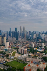 Fototapeta premium view of beautiful kuala lumpur city