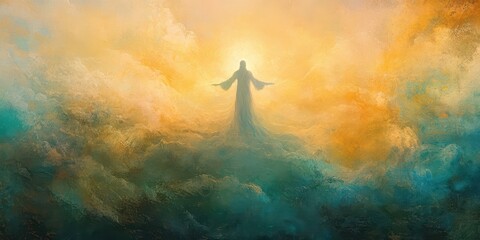 Celestial Religious Aura A Vision of the Soul in the Divine Sky