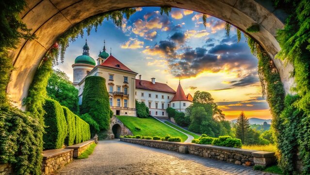 Urban Exploration of Ujazdowski Castle in Warsaw - Historical Architecture and Scenic Views