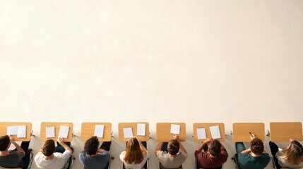 Digital Classroom Setup with Engaged Students