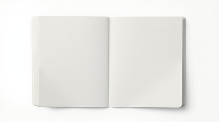 Minimalistic Lined and Blank Paper Isolated on White Background for Notebooks, Note-taking, and Stationery Design Projects
