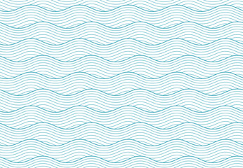 Seamless wave pattern with thin lines