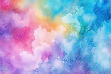 Fototapeta premium Vibrant Abstract Watercolor Background
