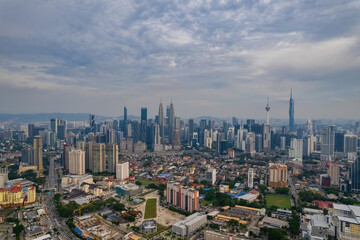 view of beautiful kuala lumpur city