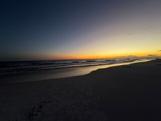 sunset at the beach