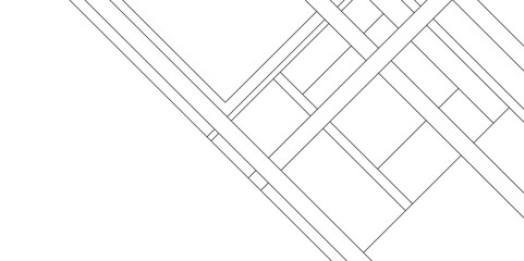 Pattern of Simple geometric design vector background, Geometric pattern of civil engineering design background, Design random lines black on white background with geometric pattern.