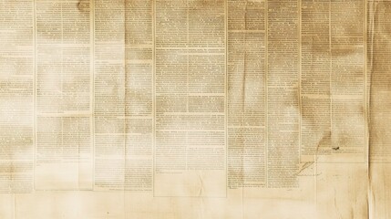 Vintage Document with Detailed Text Layout