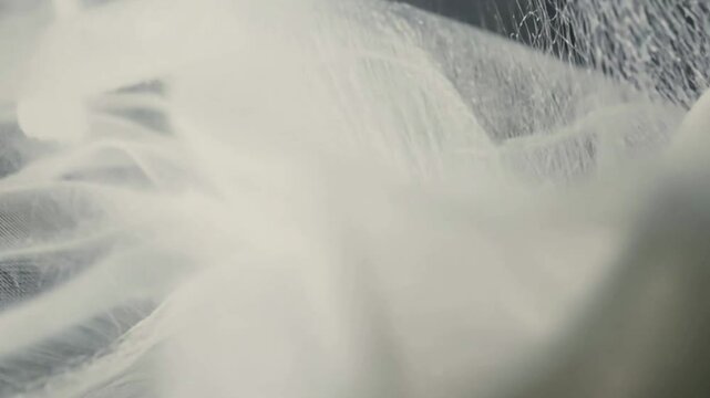 Cotton texture close up Generative AI