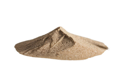 desert sand isolated on white background

