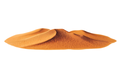 desert sand isolated on white background
