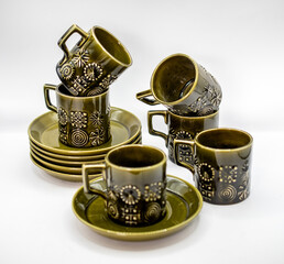 vintage porcelian coffee set