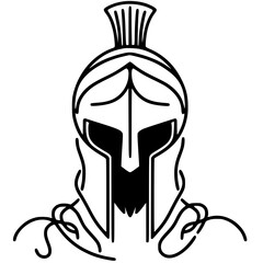 Spartan hero logo