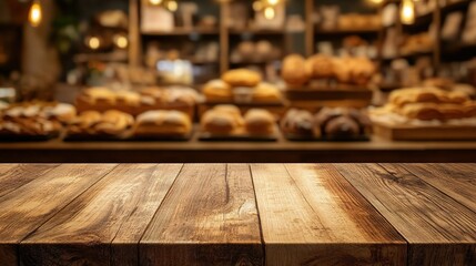 Fototapeta premium Cozy Bakery Display with Freshly Baked Goods