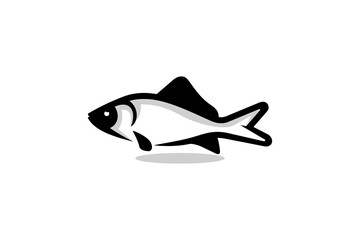Carp Fish Graphic Logo Animal Water Aquatic Symbol Design