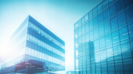 Modern Corporate Architecture in Urban Business District