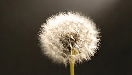 Obraz premium タンポポ 夕焼け 種子 シルエット 自然 光 綿毛 繊細 拡散 ゴールデンアワー 静けさ 美しさ 儚さ 柔らかさ 逆光 浮遊 輝き 穏やか 野花 夕焼け色