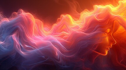 Fototapeta premium abstract background with glowing lights
