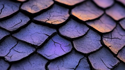 Shimmering Scales: A mesmerizing close-up of textured scales, bathed in soft, ethereal light. The intricate patterns and vibrant hues create a sense of depth and beauty.