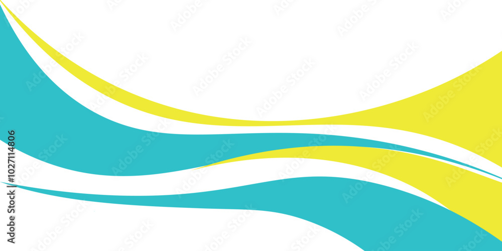 Poster vector orange line background curve element with white space for text and message design, overlappin