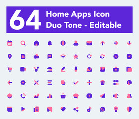 icon pack for mobile application or website user interface