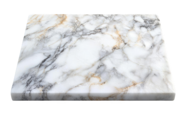 White Marble Surface With Veins