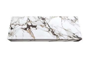White Marble Texture with Gray and Gold Veins