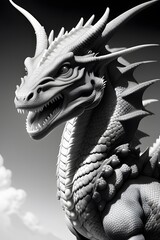 Fototapeta premium ia generated. dragon