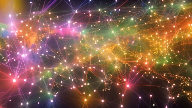 Capturing the intricate global web of connections, Illustrate the interconnectedness and complexity of global financial markets