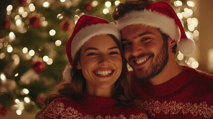 The Joyful Christmas Couple