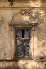 old window in building