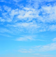 Clouds and sky background. Natural atmosphere