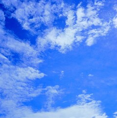 Clouds and sky background. Natural atmosphere