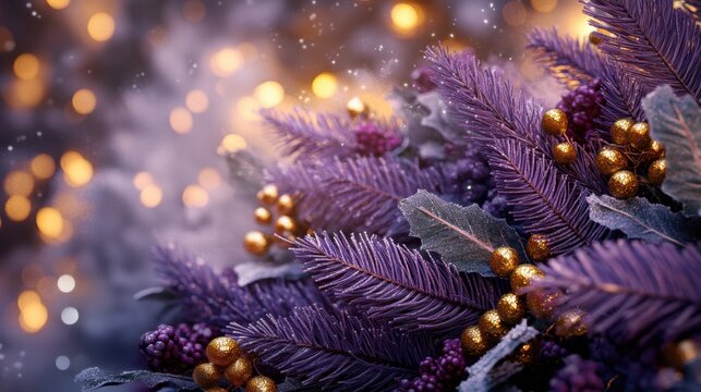 The Purple Holiday Foliage - Powered by Adobe