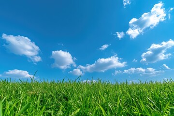 Obraz premium Green Grass Landscape