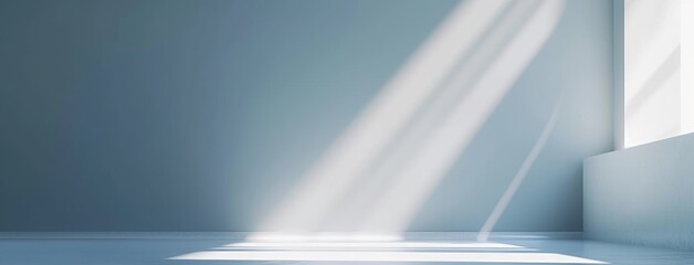 Serene Sunlight Rays in Minimalist Interior