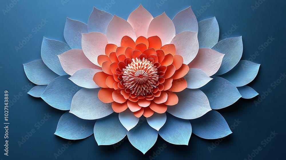 Poster stunning papercut rangoli design using soft pastel colors with intricate symmetrical shapes capturin
