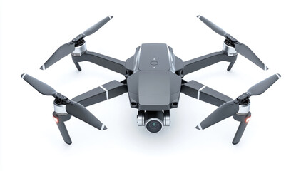 Black Drone with Four Propellers