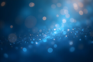 blue glow particle abstract bokeh background