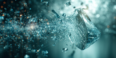 A symbol of broken mirrors reflecting different realities.