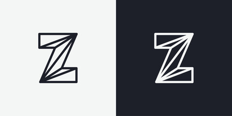 Z geometric letter logo