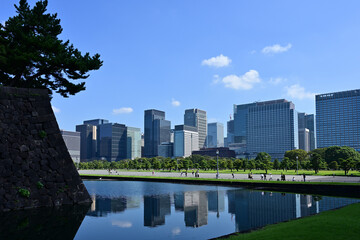 Fototapeta premium Buildings Otemachi Tokyo Japan / ビル群 大手町 東京 日本 