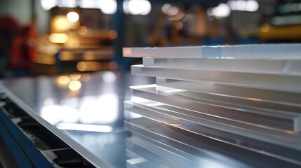 Plastic Sheets in Industrial Setting