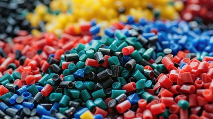 Colorful Plastic Pellets for Manufacturing