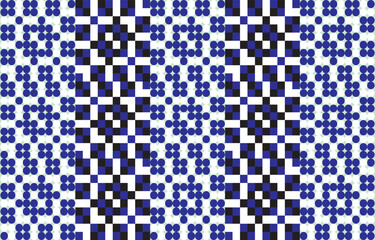 Fototapeta premium Ikat ethnic tribal ,handmade native pattern motif. Ethnic ikat abstract background art.Ikat geometric ethnic oriental seamless pattern.Design for fabric pattern , textile ,printing and other project.