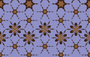 Ikat ethnic tribal ,handmade native pattern motif. Ethnic ikat abstract background art.Ikat geometric  ethnic oriental seamless pattern.Design for fabric pattern , textile ,printing and other project.