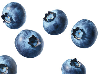 Obraz premium Fresh Blueberries: A Close-Up Look at Nature's Delights