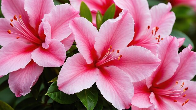 Elegant azelia bush depiction, great for outdoor landscaping concepts, gardening tools promotions, or nature-themed illustrations