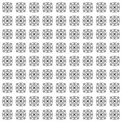 black and white icons set